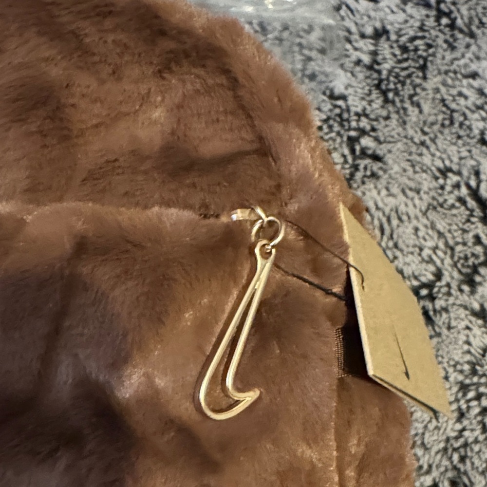 Nike Brown Faux-Fur Mini Backpack - Picture 11 of 13